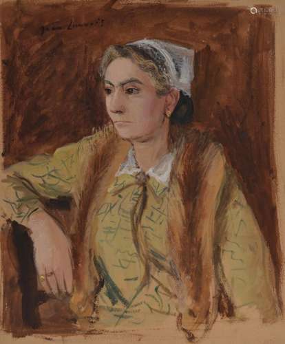 Jean LAUNOIS (1898-1942)
Portrait de Marie Grillard au Bois ...