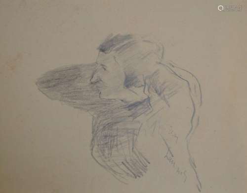 Jean LAUNOIS (1898-1942)
Portrait de dame
Dessin signé en ba...