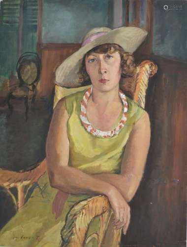 Jean LAUNOIS (1898-1942)
Portrait d'Aimée, épouse de l&#...