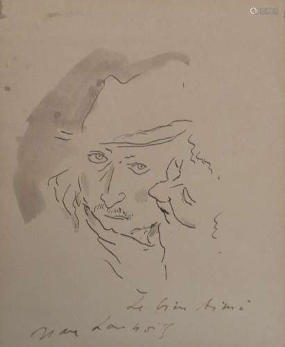 Jean LAUNOIS (1898-1942)
Autoportrait embrassé par une femme...