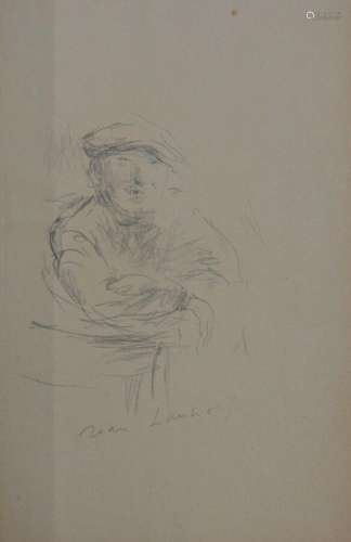Jean LAUNOIS (1898-1942)
Portrait d'homme au béret accou...