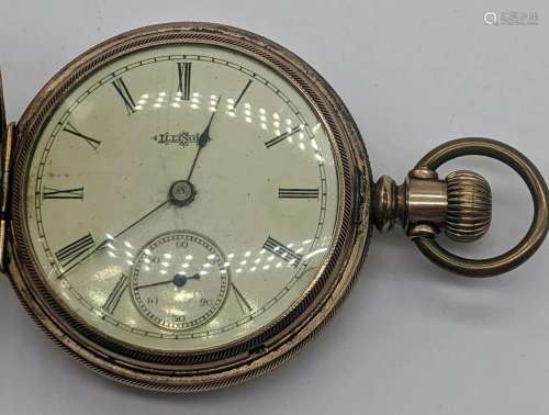 Illinois Watch Company gold front and back pocket