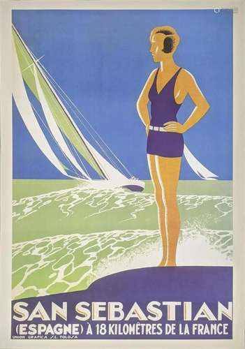 San Sebastian poster, 91cm x 61cm