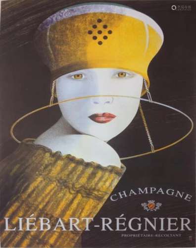 Liebart Champagne poster, 91cm x 61cm