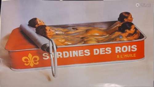 J.D.Cade, Sardines des Rois, poster, 50cm x 70cm