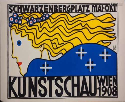 Kunststschau Wien poster, 1980s issue, 61cm x 91cm