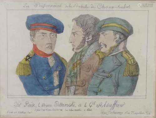 French wartime etching