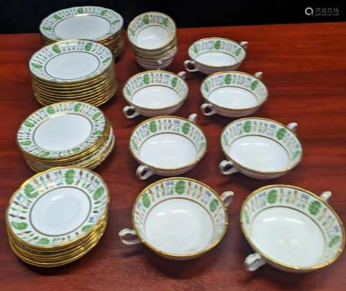 A Hammersely porcelain part dinner service