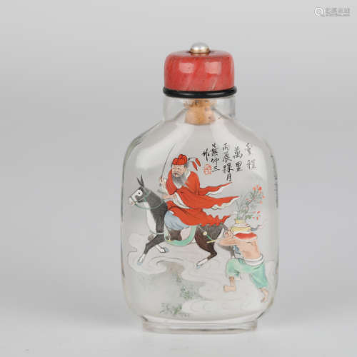 Ye Zhongsan, inside-painted snuff bottle