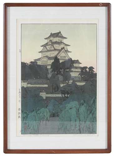 Original Woodblock Print by Hiroshi Yoshida (1876-1950)