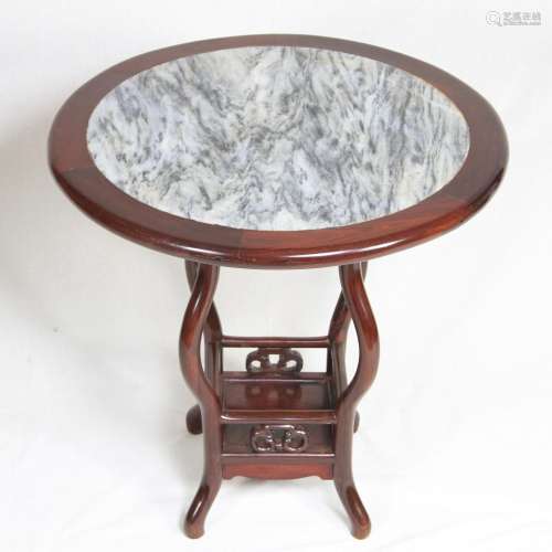 Chinese Hardwood Gaming/Dining Table, Late 19th