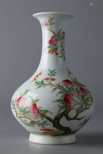 A Rose Porcelain Display Bottle.