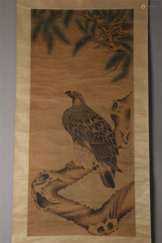 A Tercel Painting on Silk by Ma Quan.