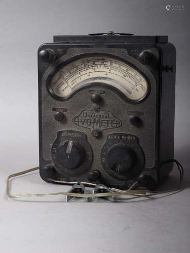 A 1930s Universal Avometer, in Bakelite case