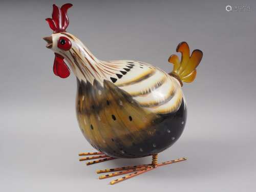 A Galla Rocking Rooster model, 16 high