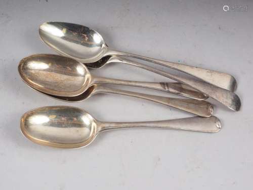 A pair of early 18th century Scottish silver bottom marked r...