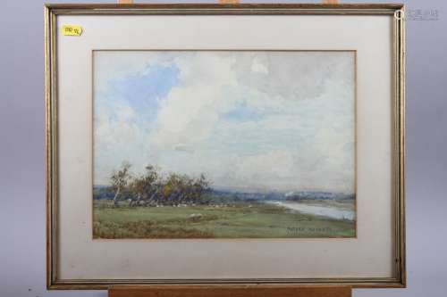 Parker Hagarty: watercolours, inscribed verso The River Taff...