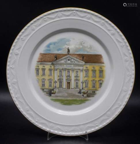 Ansichtenteller 'Schloss Bellevue' / A view plate ...