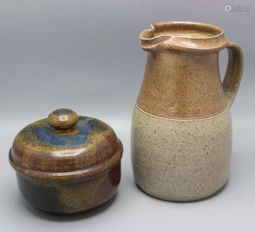 Zwei Keramikgefäße / Two ceramic vessels, 20. Jh.