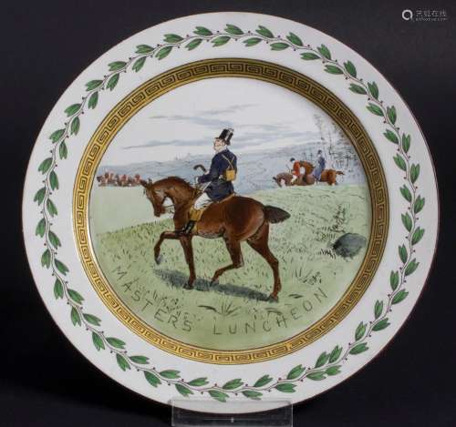 Zierteller / A decorative plate, England, um 1900