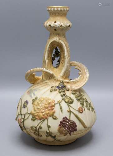 Jugendstil Vase / An Art Nouveau creamic vase, Ernst Wahliss...