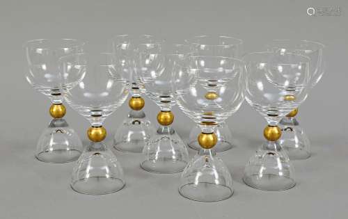 Eight wine glasses Rosenthal,