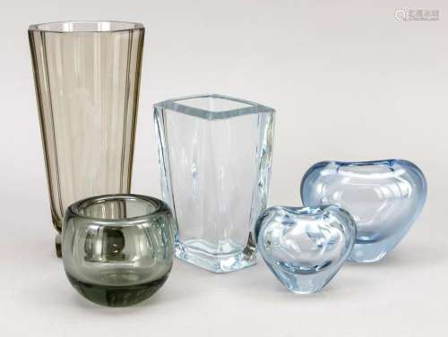 Five vases, Scandinavia, mainl