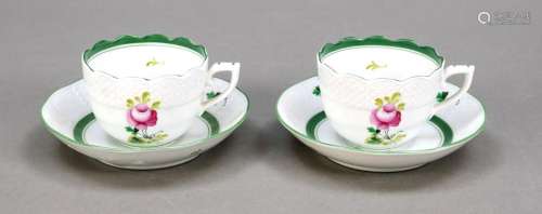 Pair of demitasse cups with sa