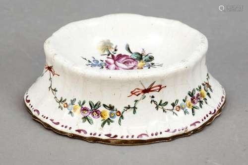 Ceramic salver, 19th century,