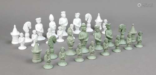 Chess set, Fürstenberg, 20th c