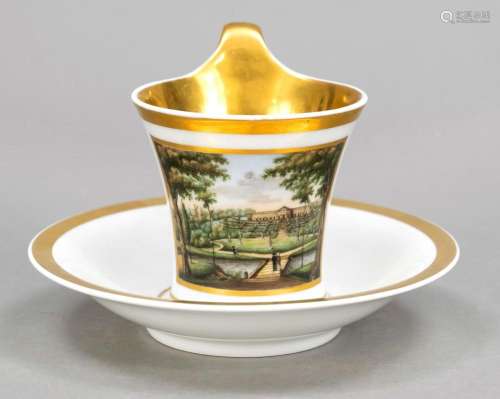 View cup with saucer, KPM Berl