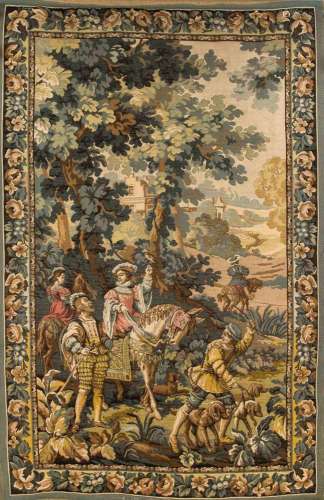 Tapestry, 20th century, forest