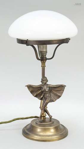 Figural table lamp, late 19th