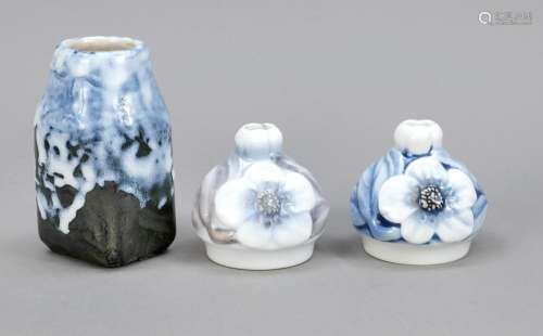 Three vases, early 20th c., ce