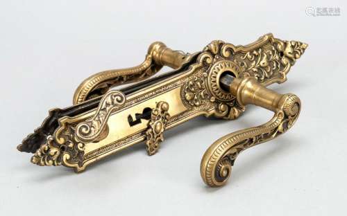 Handle set, end of 19th c., br