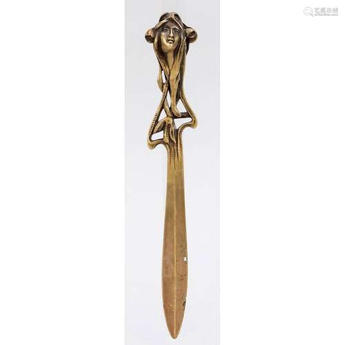 Art Nouveau letter opener, aro