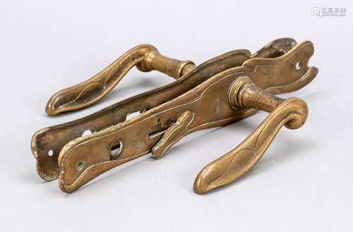 Art nouveau handle set, around