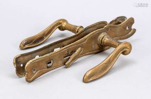 Art nouveau handle set, around