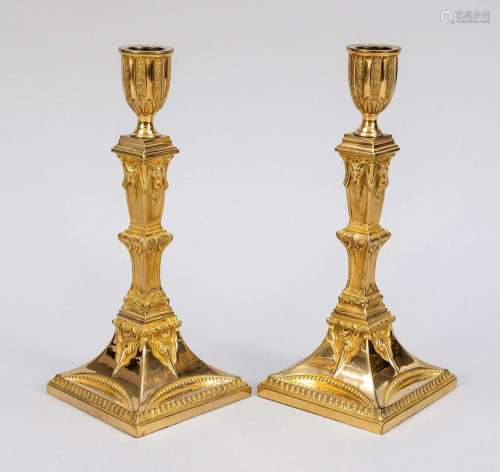 Pair of historicism candlestic