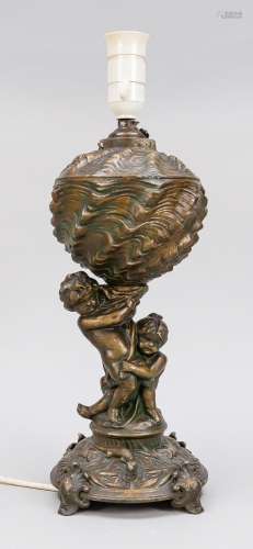 Lamp base with putti, 19th/20t