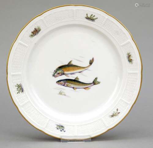 Fish plate, Nymphenburg, mark