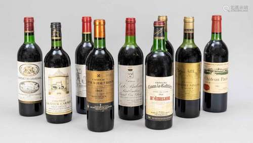 9 bottles of special older cla