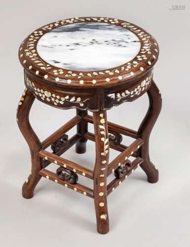 Stool/side table, China?, mid-