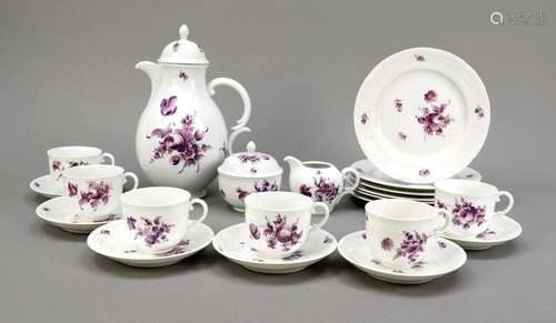 Coffee set for 6 persons, 21 p