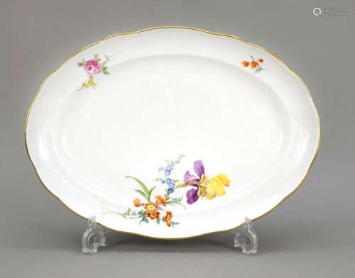 Oval roast plate, Meissen, 195