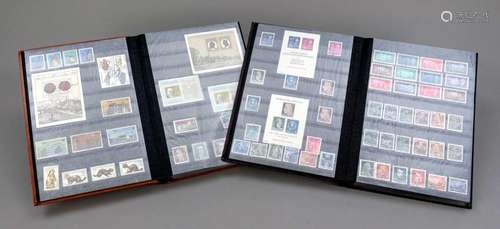 2 albums stamps, GDR: both ver