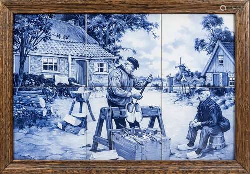 Tile picture, Holland (Delft),