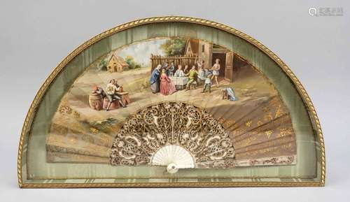 Fan, 19th century, with open-w