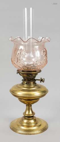 Petroleum lamp, late 19th cent