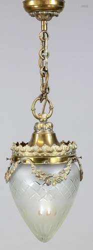 Ceiling lamp, 19th/20th c., br